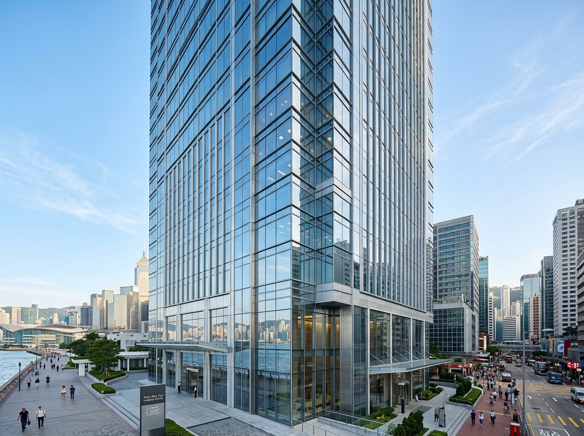 Commercial Business Architecture in Tsim Sha Tsui, Hong Kong
